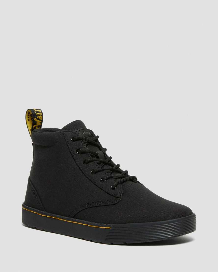 Dr. Martens Cairo Canvas Snørestøvler Herre Svart [8531DKSEG]